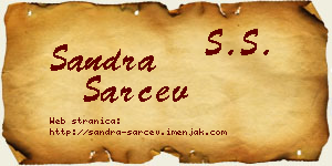 Sandra Šarčev vizit kartica